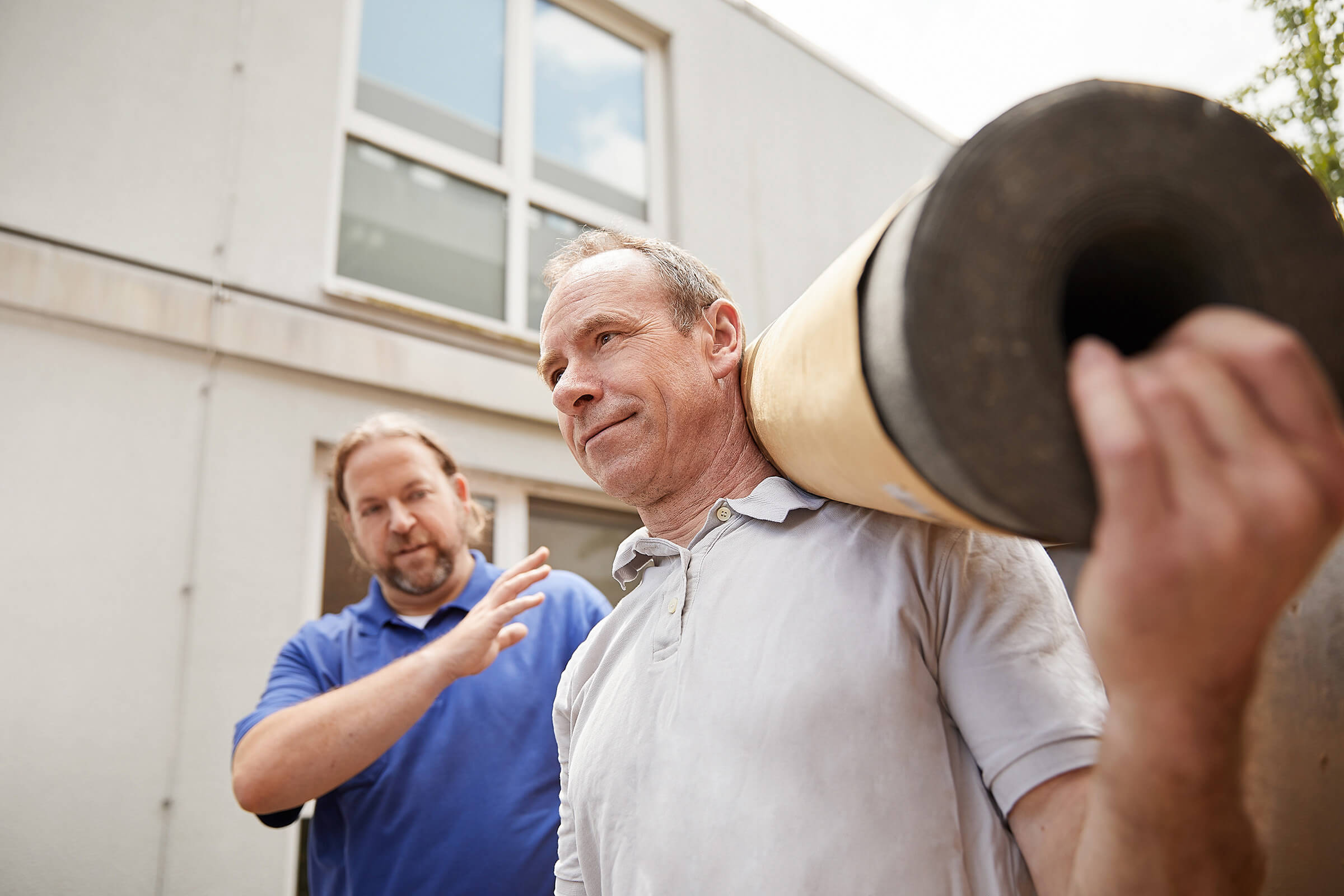 Man at occupational therapy